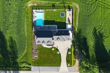 Aerial View of 9808 Chapman Road, Rosedale, BC