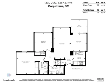Office / Den Photo of 604 2959 Glen Drive, Coquitlam, BC