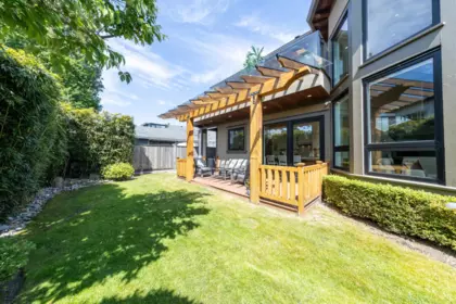 Aerial View of 3640 Lamond Avenue, Richmond, BC