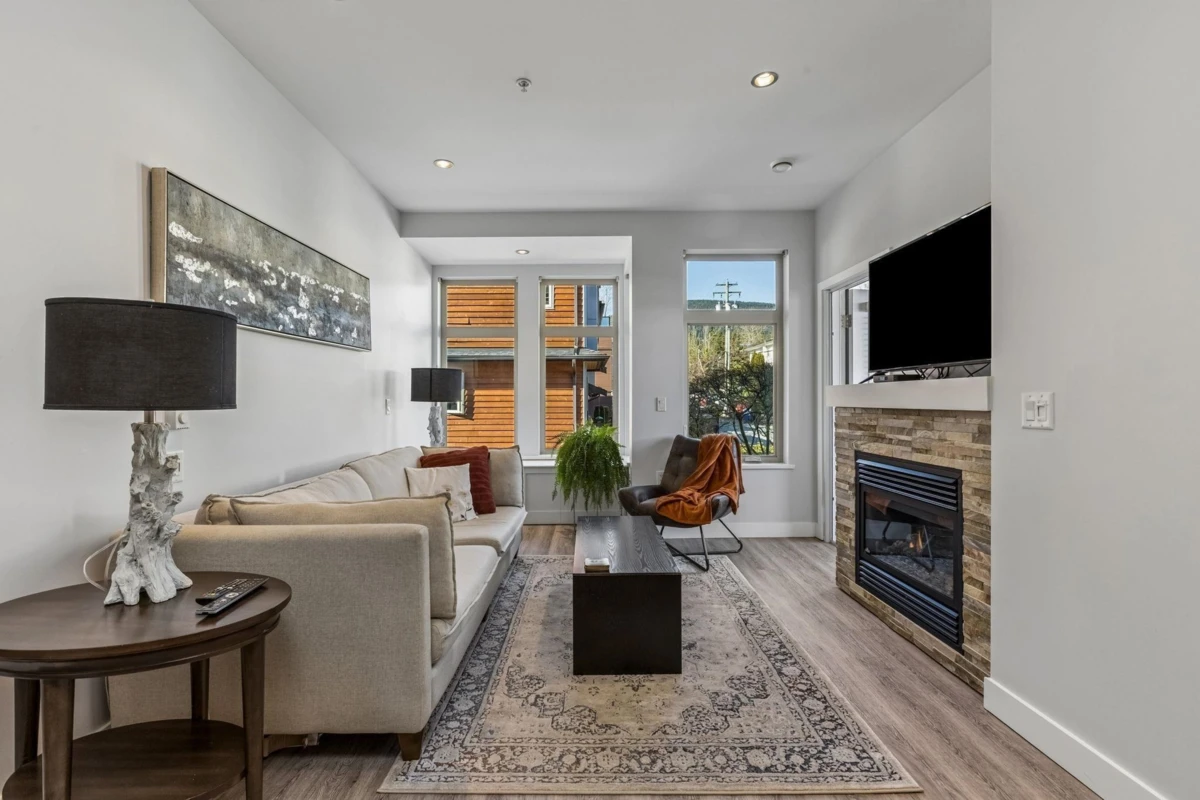 Living Room Photo of 207 116 W 23rd Street, North Vancouver, BC