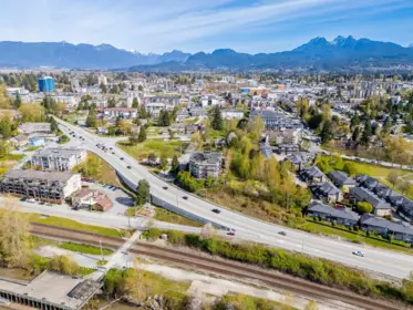 Aerial View of 309 11566 224 Street, Maple Ridge, BC