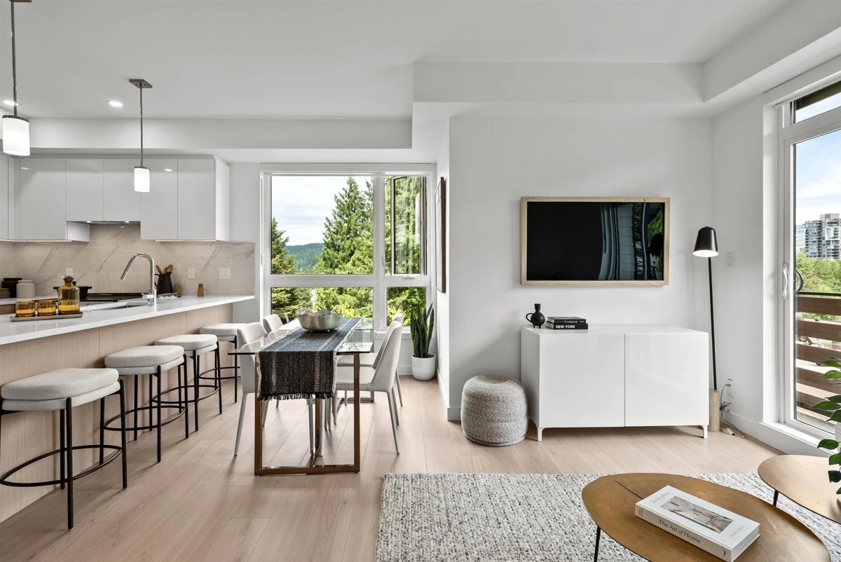 Living Room Photo of 416 150 James Road, Port Moody, BC