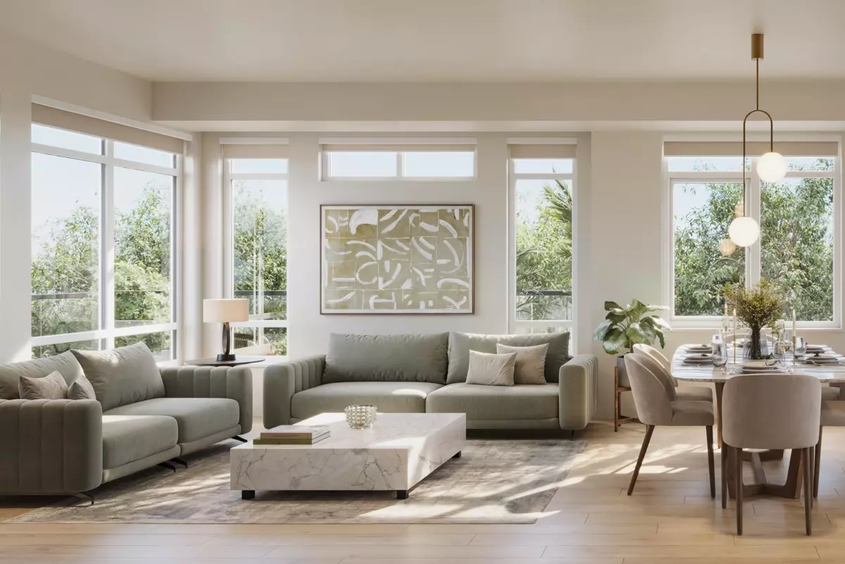 Living Room Photo of 102 3888 Moresby Drive, Richmond, BC