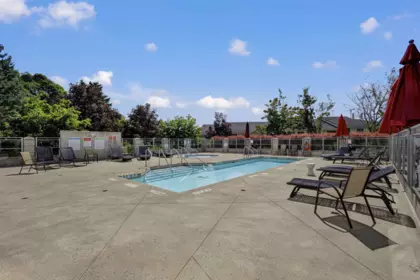 Outdoor Deck Photo of 107 271 Francis Way, New Westminster, BC