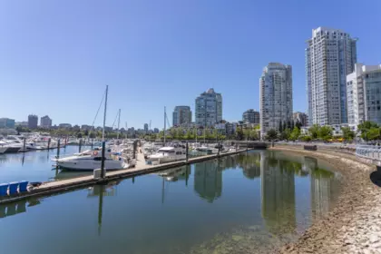 Outdoor Deck Photo of 2505 1033 Marinaside Crescent, Vancouver, BC