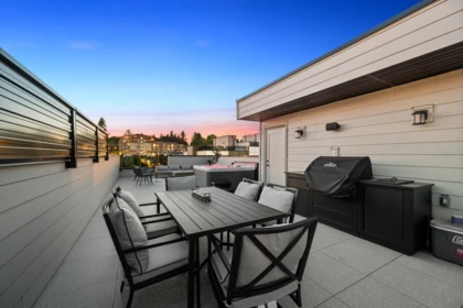 Outdoor Patio Photo of 110 34588 Marshall Road, Abbotsford, BC