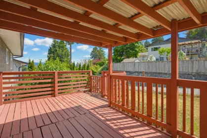Backyard Photo of 3204 Mariner Way, Coquitlam, BC