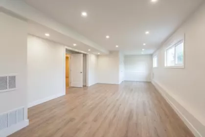 Aerial View of 1410 Dansey Avenue, Coquitlam, BC