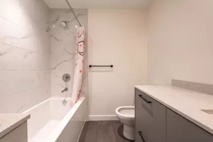 Primary Bathroom Photo of 301 606 Foster Avenue, Coquitlam, BC