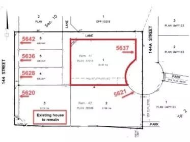 5637 144a Street, Surrey, BC, Surrey — Land for sale