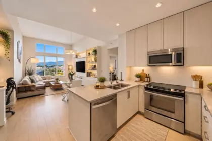Living Room Photo of 416 550 Seaborne Place, Port Coquitlam, BC