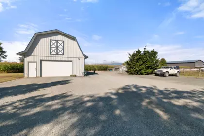 Aerial View of 6629 Banford Road, Chilliwack, BC