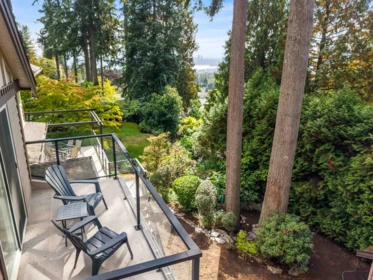 Aerial View of 4047 Woodbury Avenue, North Vancouver, BC