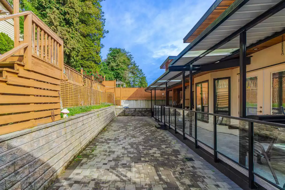 Aerial View of 5029 Marine Drive, Burnaby, BC