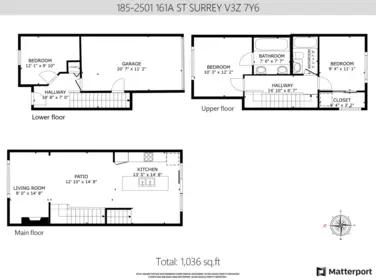 185 2501 161a Street, Surrey, BC, Surrey — Townhouse for sale