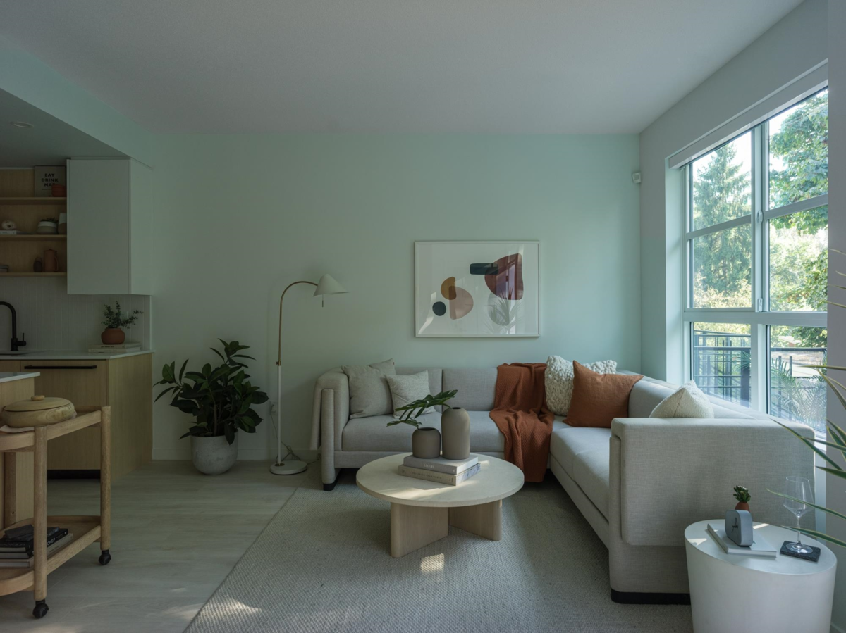 Family Room Photo of 206 2045 Heritage Park Lane, North Vancouver, BC