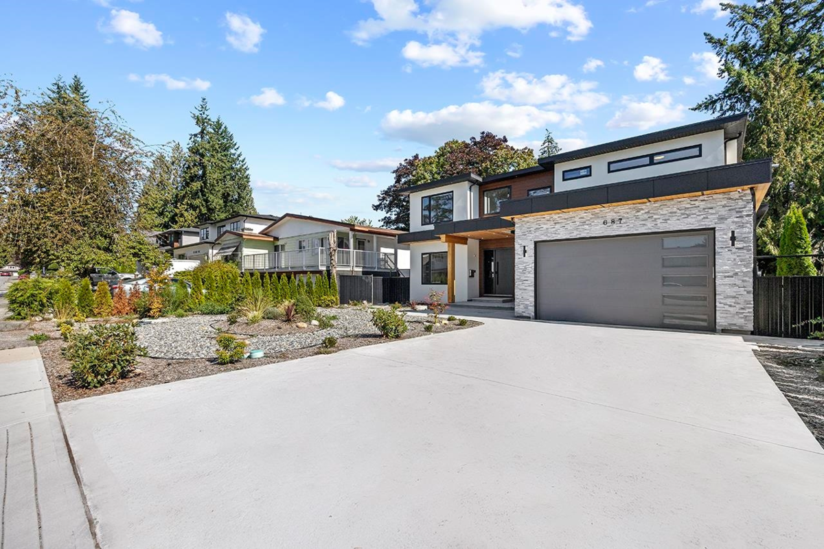 Exterior Rear Photo of 687 Folsom Street, Coquitlam, BC
