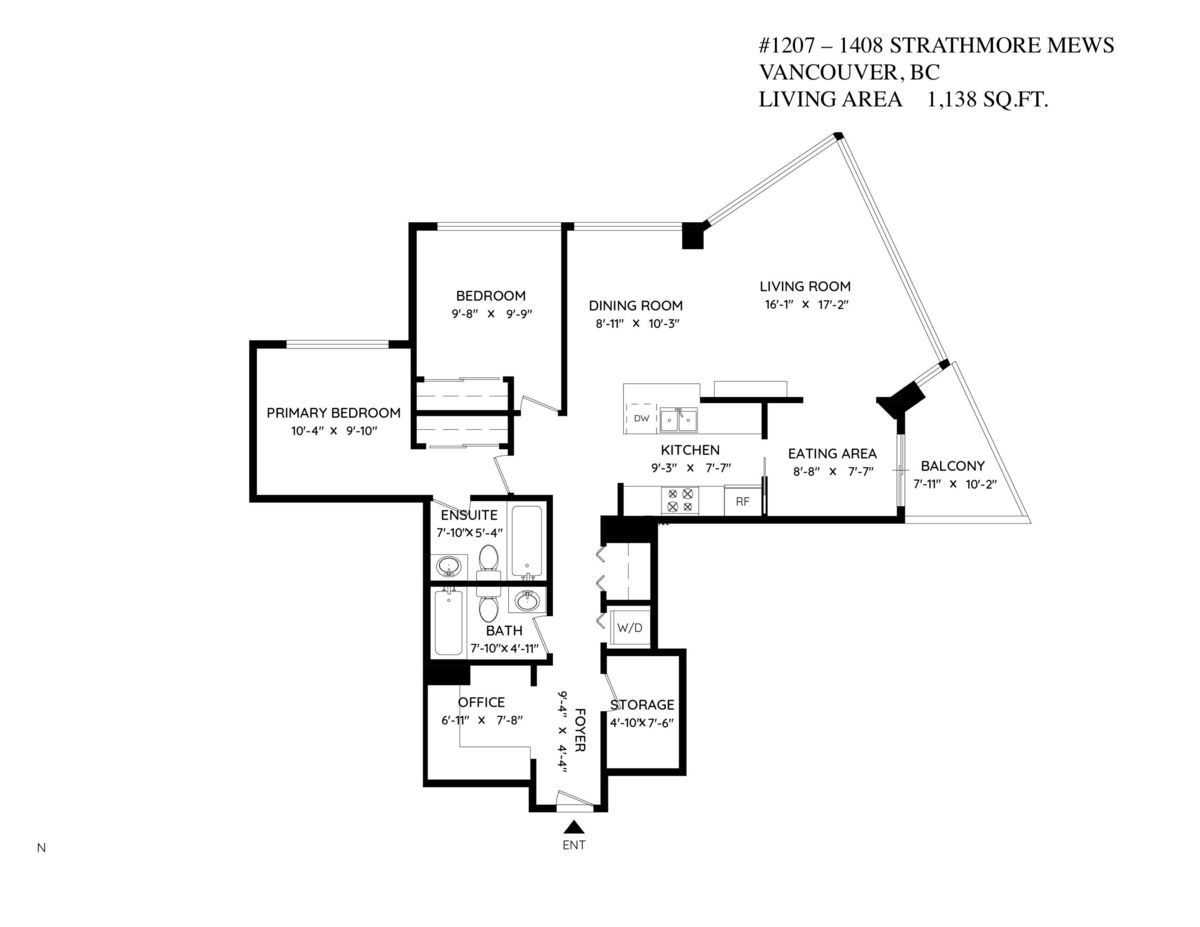Basement Recreation Room Photo of 1207 1408 Strathmore Mews, Vancouver, BC