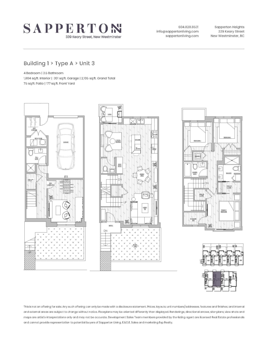 Street View Photo of 3 339 Keary Street, New Westminster, BC