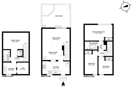 Basement Recreation Room Photo of 6878 Arlington Street, Vancouver, BC