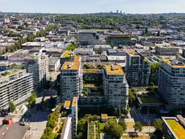 Aerial View of 902 138 W 1st Avenue, Vancouver, BC