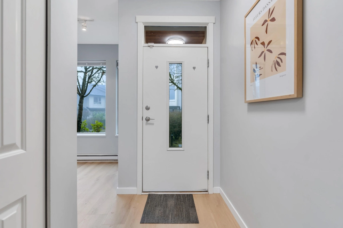 Living Room Photo of 130 9229 University Crescent, Burnaby, BC
