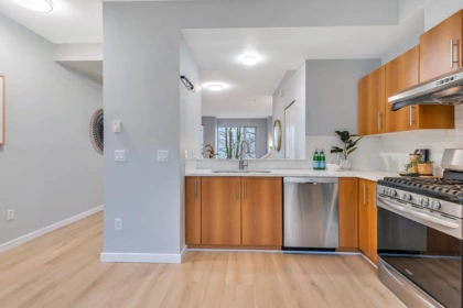 Kitchen Photo of 130 9229 University Crescent, Burnaby, BC