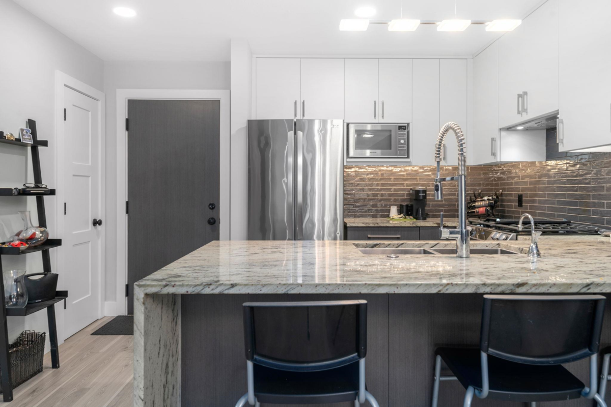 Kitchen Island Photo of 109 400 Klahanie Drive, Port Moody, BC