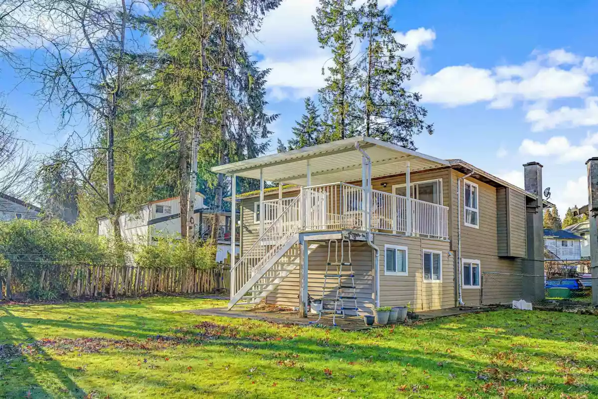 Aerial View of 8076 139a Street, Surrey, BC