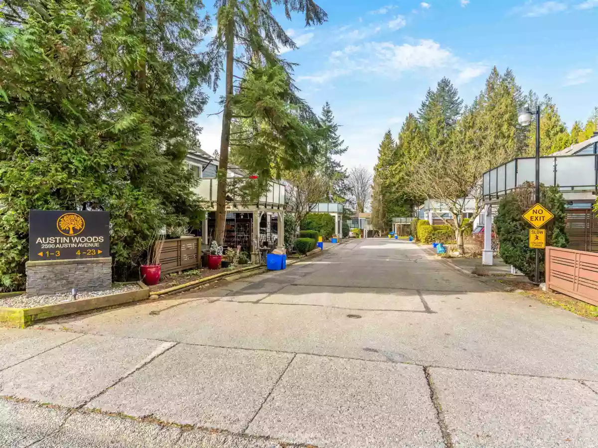 Backyard Photo of 11 2590 Austin Avenue, Coquitlam, BC