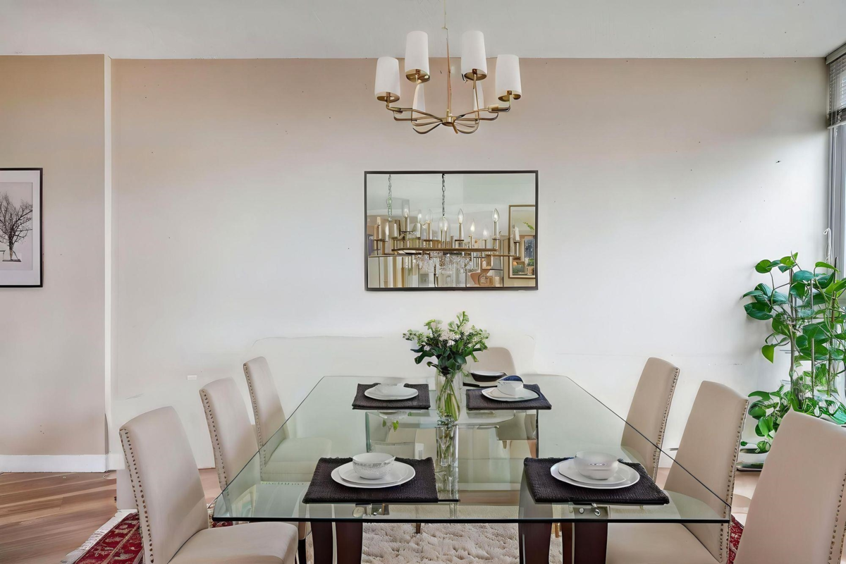 Dining Area Photo of 609 4028 Knight Street, Vancouver, BC