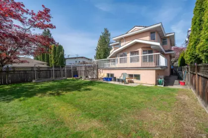 Aerial View of 6758 Kitchener Street, Burnaby, BC