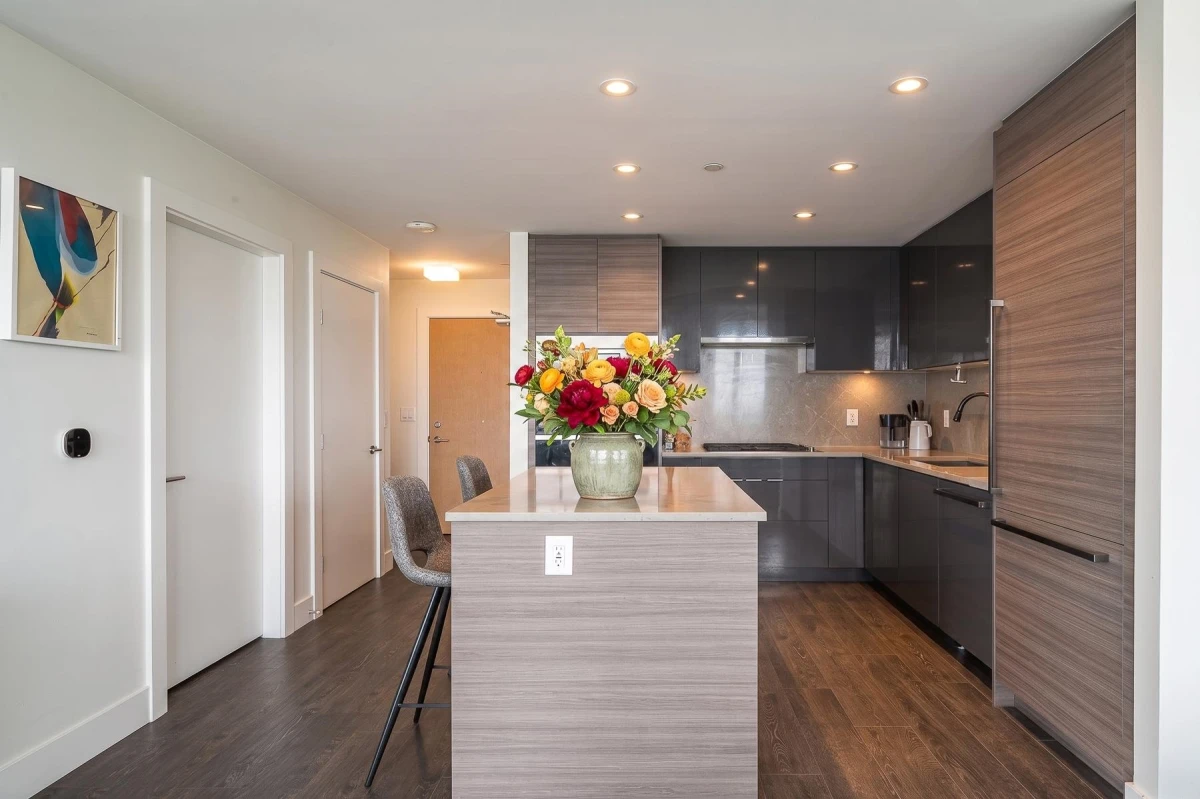 Dining Area Photo of 1402 3438 Sawmill Crescent, Vancouver, BC
