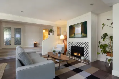 Aerial View of 3545 Dowsley Court, North Vancouver, BC