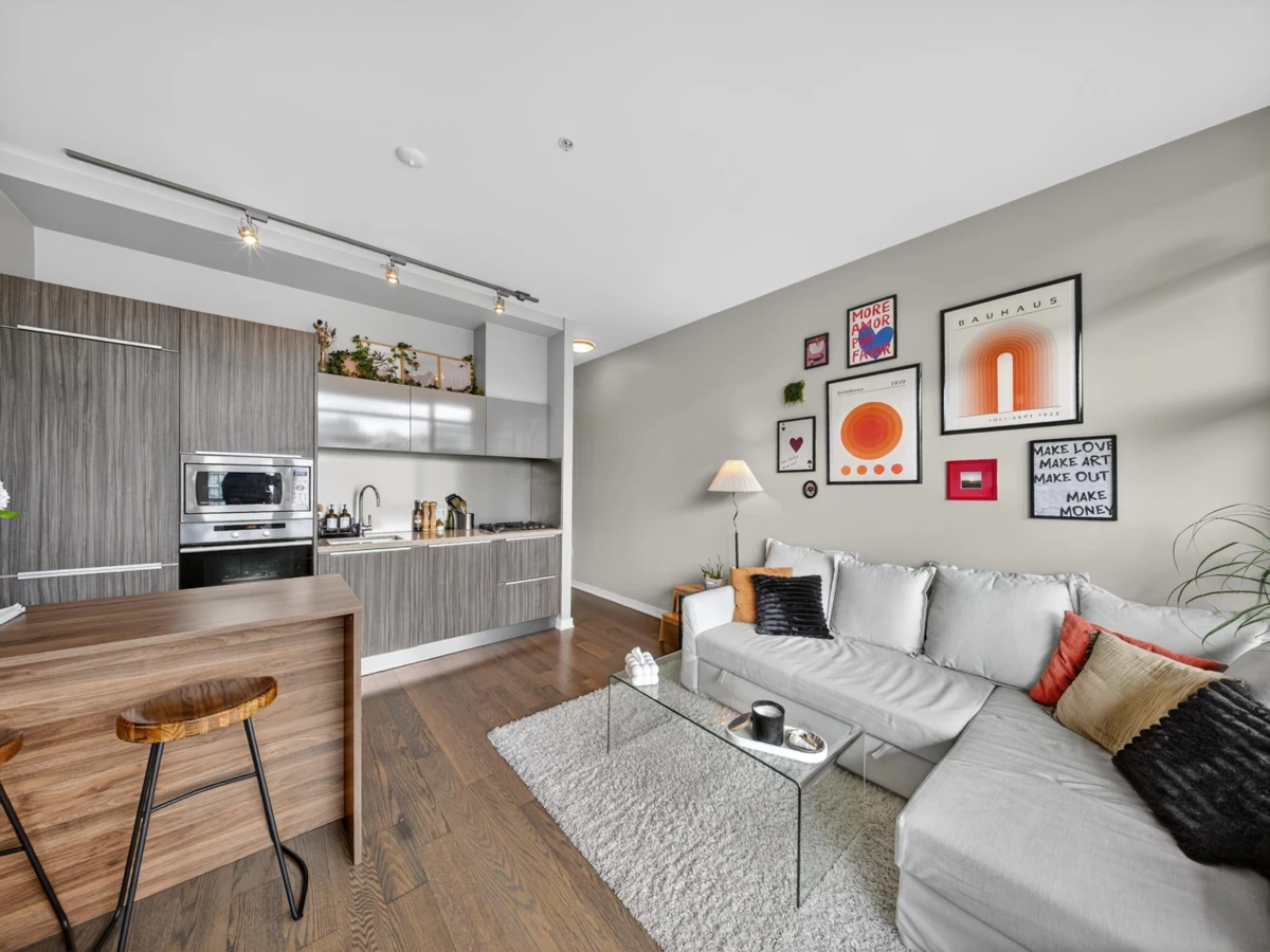 Living Room Photo of 704 123 W 1st Avenue, Vancouver, BC