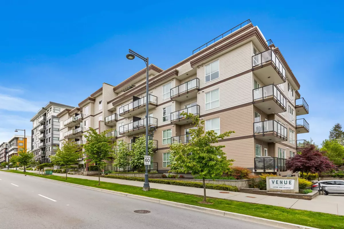Exterior Rear Photo of 211 13768 108 Avenue, Surrey, BC