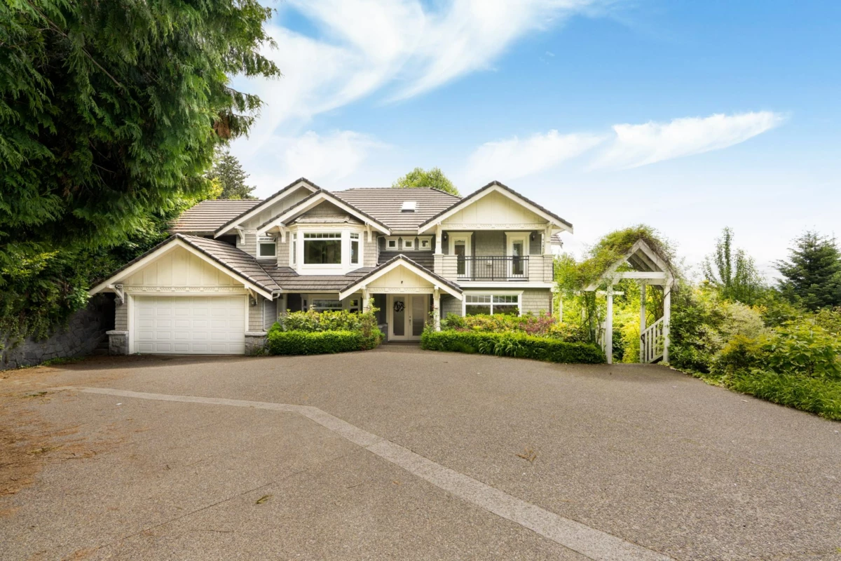 Exterior Rear Photo of 1109 Highland Drive, West Vancouver, BC