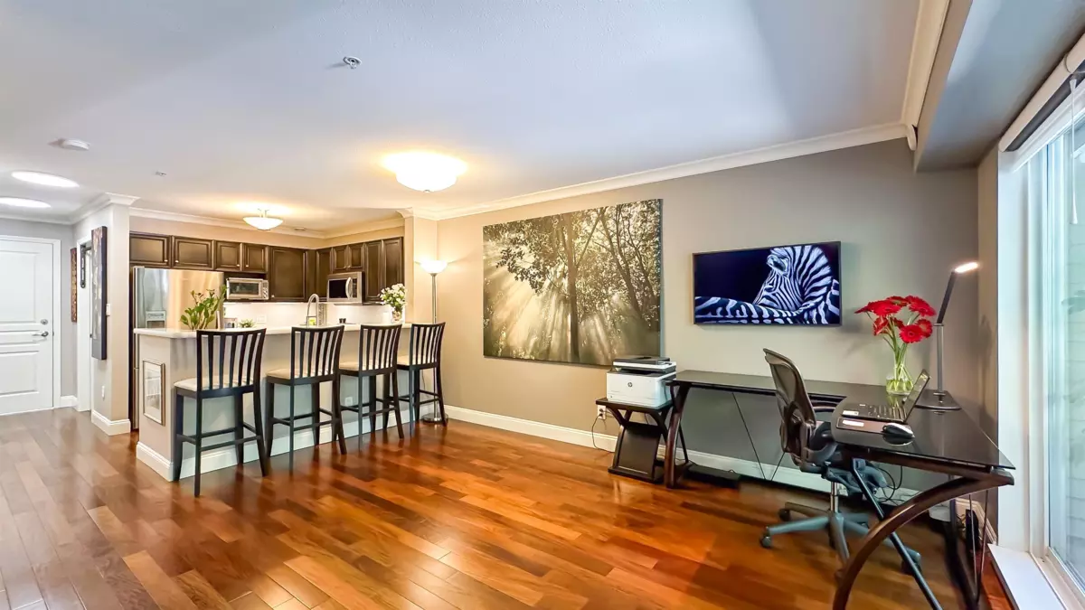 Living Room Photo of 204 2628 Yew Street, Vancouver, BC