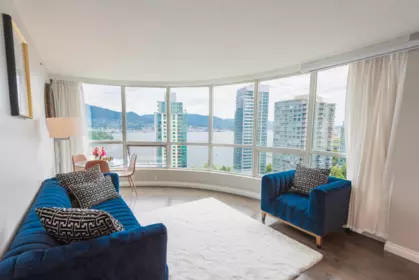 Primary Bedroom Photo of 2302 555 Jervis Street, Vancouver, BC