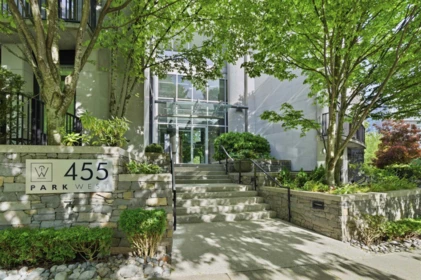 Aerial View of 803 455 Beach Crescent, Vancouver, BC