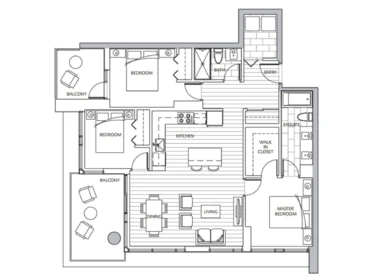 Walk-In Closet Photo of 3605 6588 Nelson Avenue, Burnaby, BC
