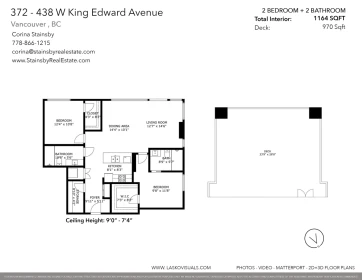 Outdoor Deck Photo of 372 438 W King Edward Avenue, Vancouver, BC