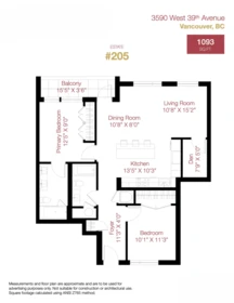 Office / Den Photo of 205 3590 W 39th Avenue, Vancouver, BC