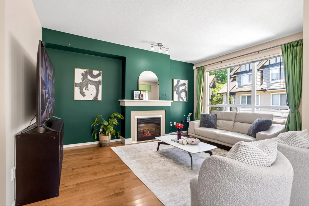 Living Room Photo of 120 9133 Government Street, Burnaby, BC