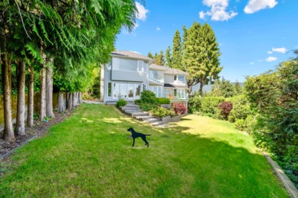 Aerial View of 816 Anderson Crescent, West Vancouver, BC