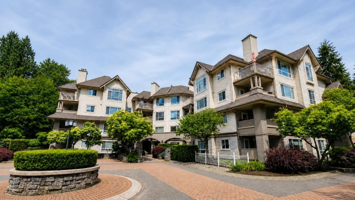 Exterior Rear Photo of 333 1252 Town Centre Boulevard, Coquitlam, BC
