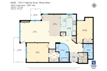 Front Yard Photo of 202 15717 Marine Drive, White Rock, BC