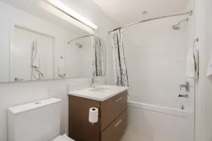 Guest Bathroom Photo of 217 6033 Gray Avenue, Vancouver, BC
