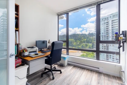 Basement Recreation Room Photo of 1503 400 Capilano Road, Port Moody, BC