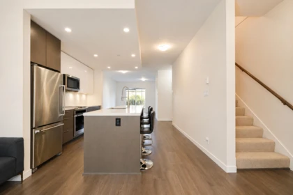 Kitchen Island Photo of TH3 271 Francis Way, New Westminster, BC
